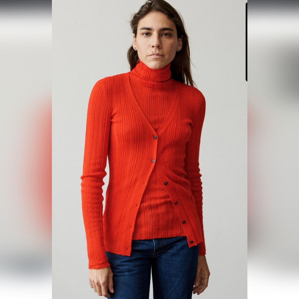 Misha & Puff Fluted Lace Cardigan